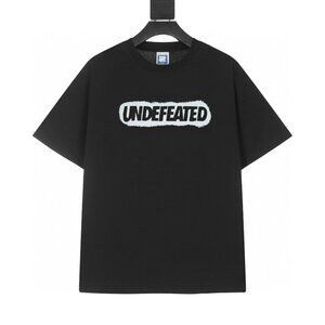 Undefeated Black Letter Print T-Shirt